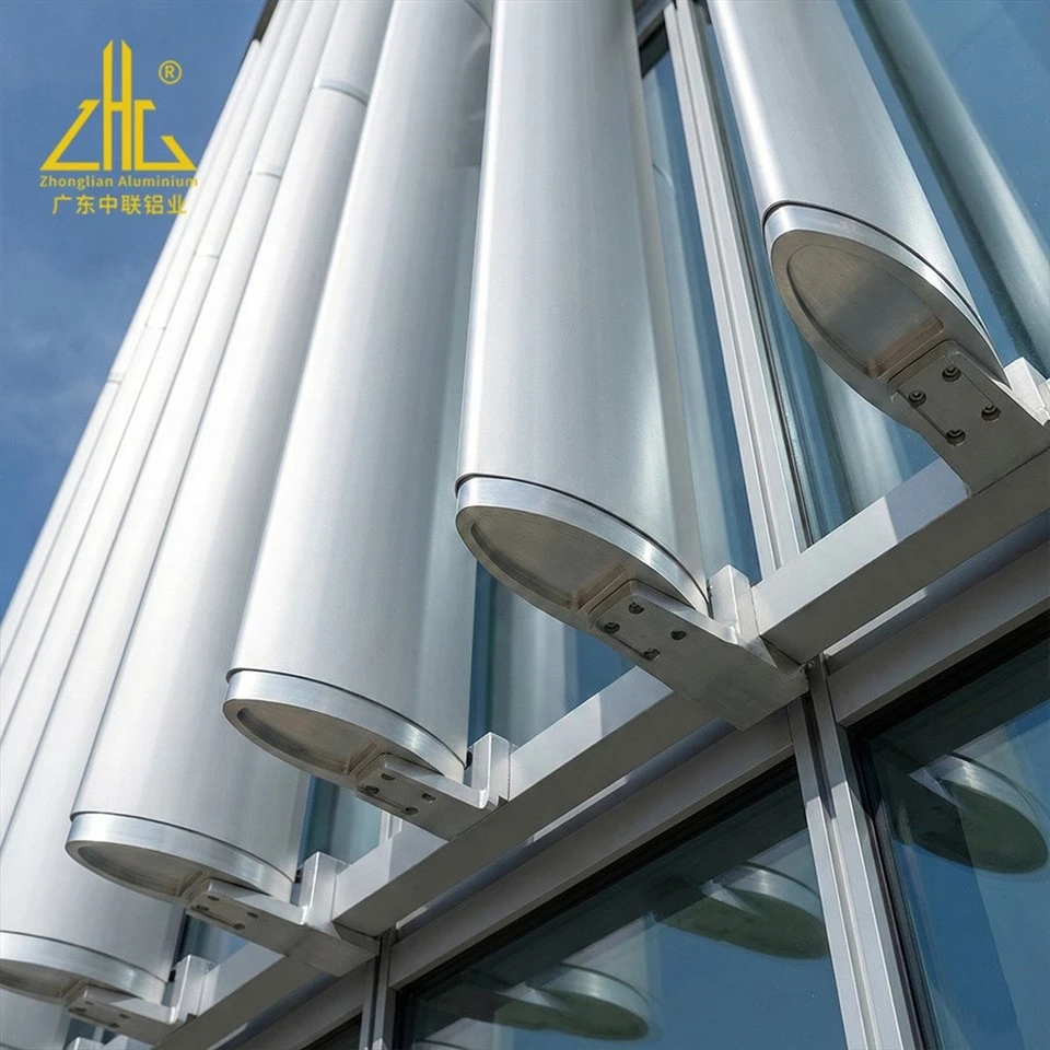 aluminum louver profile extrusion factory (3)