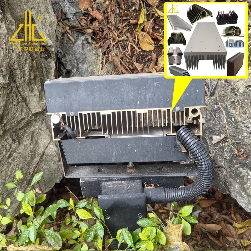 Alluminio estruso per dissipatore di calore chiaro esterno