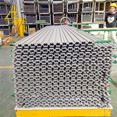 Profilo in alluminio estrusi di alluminio industriale in lega 6063 T5 con trattamento superficiale anodizzato